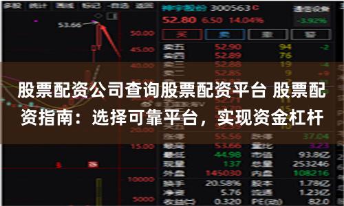 股票配资公司查询股票配资平台 股票配资指南:选择可靠平台,实现资金杠杆